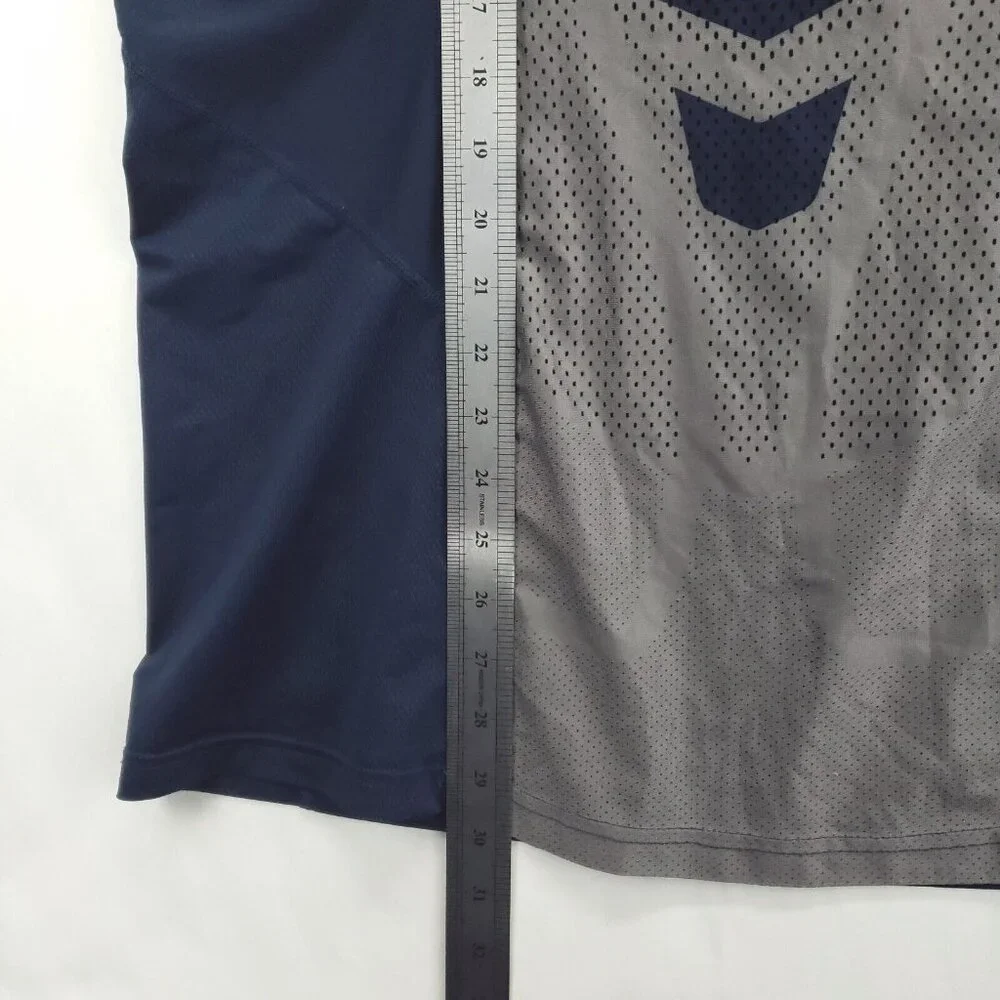 Nike Dallas Cowboys Shirt Mens Large Blue Dri-Fit Hypercool Stretch Crew Neck